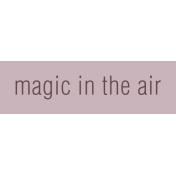 Nutcracker Label- Magic In The Air