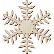 Winter Arabesque Mini Kit- Wooden Snowflake