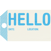 Wandering Road Tag- Hello