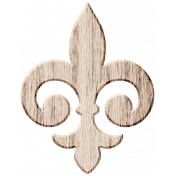 Wood 3- Fleur De Lis Here & Now Wood Kit