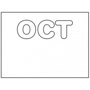 Everyday Word Art October