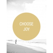 Photo Pocket Card Choose Joy