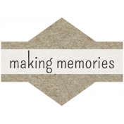 Kraft Travel Label Making Memories