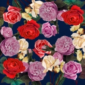 Be Bold Floral Rose Paper