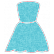 Blue Dress- Touch of Style