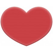 Oregonian Rubber Heart- Red