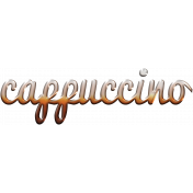 For The Love- Wordart- Cappuccino