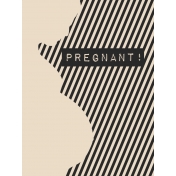 Baby On Board- Journal Cards 3x4- Pregnant