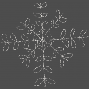 Winter Fun- Hand Drawn Snowflakes- Snowflake 4