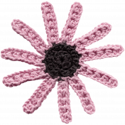 Baby On Board- Elements- Crochet Flower