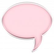Family Day- Elements- Speech Bubble Pink