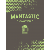 Hipster Dad- Elements- Journal Card- Mantastic