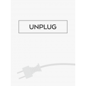 Digital Day- Filler Cards- Unplug- 3x4