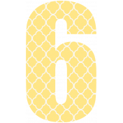 Baby On Board- Number 6- Quatrefoil