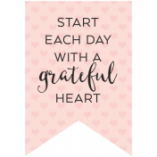 Day Of Thanks- Elements- Start Each Day-Wordart