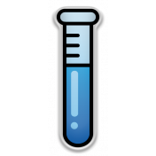 The Mad Scientist- Elements- Test Tube- Sticker