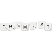 The Mad Scientist- Elements- Word Art- Chemist