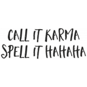 Gothical- Elements- Word Art- Karma