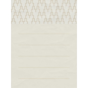 Winter Arabesque- Lined Journal Card