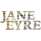 Jane- Elements- Jane Eyre Word Art