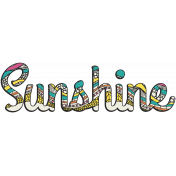 summer splash- Word Kit- Sunshine