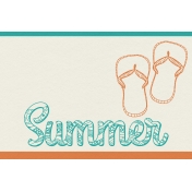 Summer Splash- Journal Cards- Textured- Summer