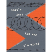 That Teenage Life- 3x4 Journal Cards- The Way I'm Wired