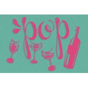 Pour Me A Wine- Journal Cards- Pop