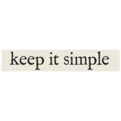 New Years Resolutions- Keep It Simple