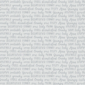 Bad Day- Patterned Papers- Moods