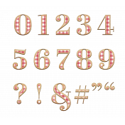 Picnic Day Numbers-Symbols