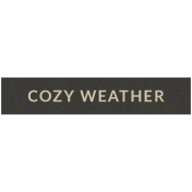 Cozy Day Elements- Word Strip 12