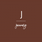 Back To Basics Month Cards- January 24