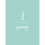 Back To Basics Month Cards- January 43