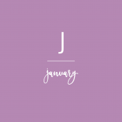 Back To Basics Month Cards- January 51