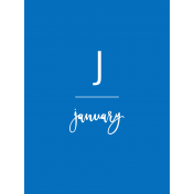 Back To Basics Month Cards- January 61