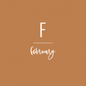 Back To Basics Month Cards- February 27