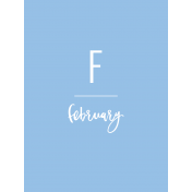 Back To Basics Month Cards- February 64