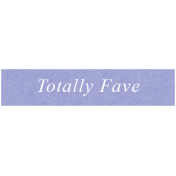 Digital Day Elements- Word Strip Fave