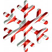 Light Strings & Candy Icons- Snowflake Pattern 4