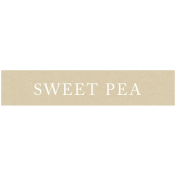 New Day Elements- Sweet Pea Word Strip