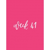 Back to Basics Week Pocket Card 02-081