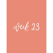 Back to Basics Week Pocket Card 05-045