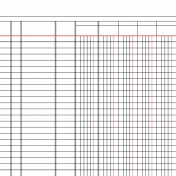 Paper Templates No.4: Ledger- Pattern 1