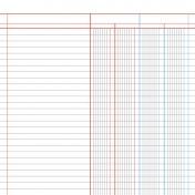 Paper Templates No.4: Ledger- Pattern 2