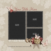 Rustic Charm Album Pages- Page 05 PSD