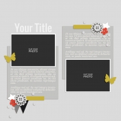 Rustic Charm- Layout Template 06