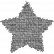 Reflections At Night- Burlap Star- Template