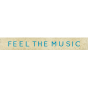 Reflections At Night- "Feel the Music" Wordart