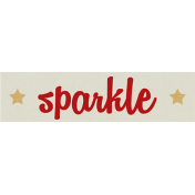 A Little Sparkle {Elements} - "Sparkle" Word Art Label